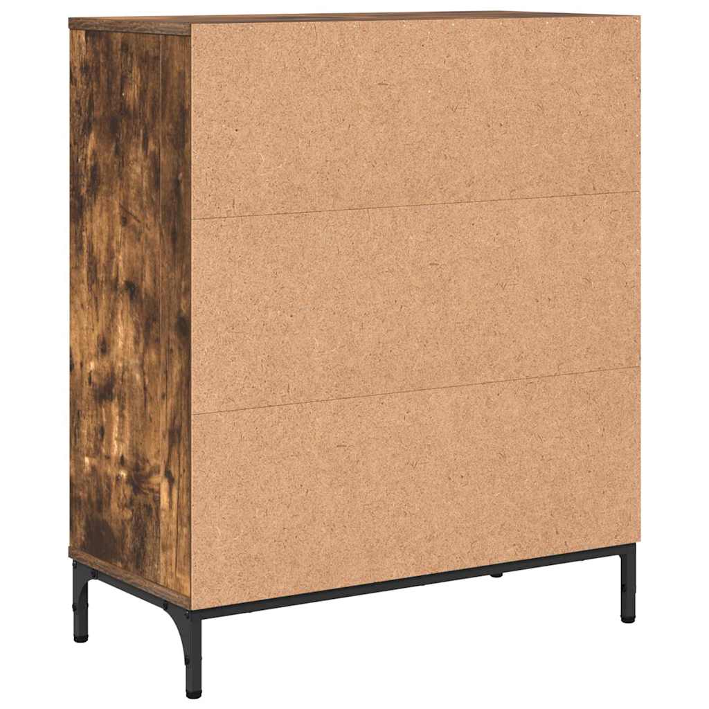 Sideboard Räuchereiche 69,5 x 33 x 82 cm Holzwerkstoff