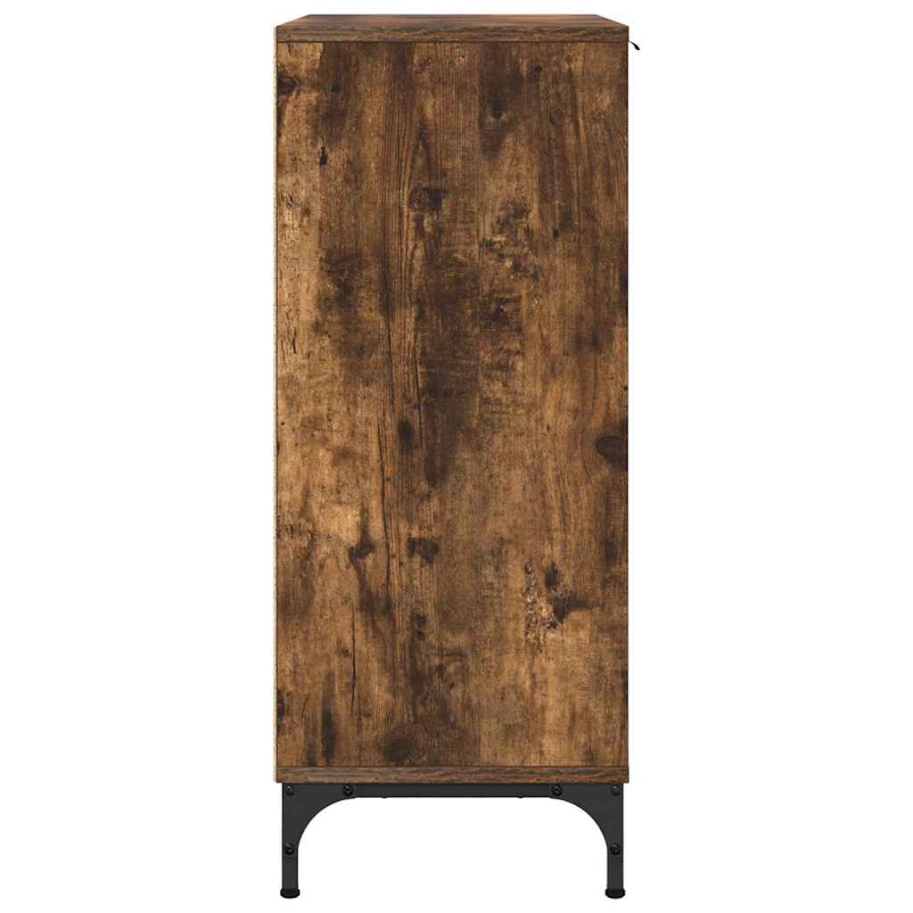 Sideboard Räuchereiche 69,5 x 33 x 82 cm Holzwerkstoff