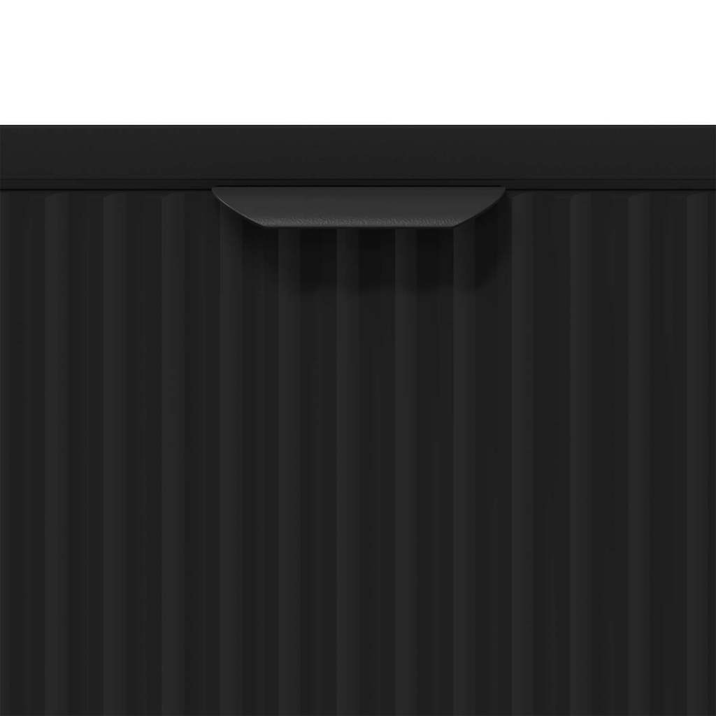 Sideboard Schwarz 79,5 x 33 x 82 cm Holzwerkstoff