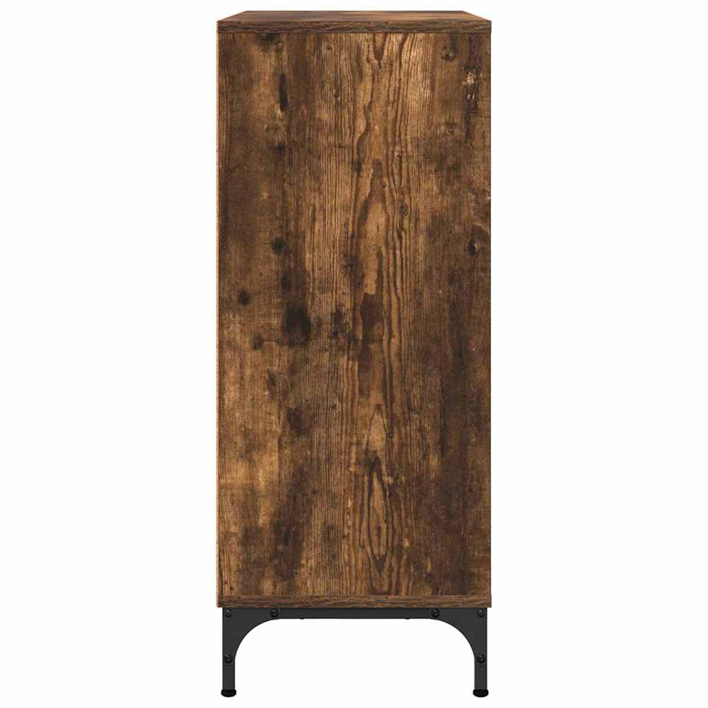 Sideboard Räuchereiche 79,5 x 33 x 82 cm Holzwerkstoff
