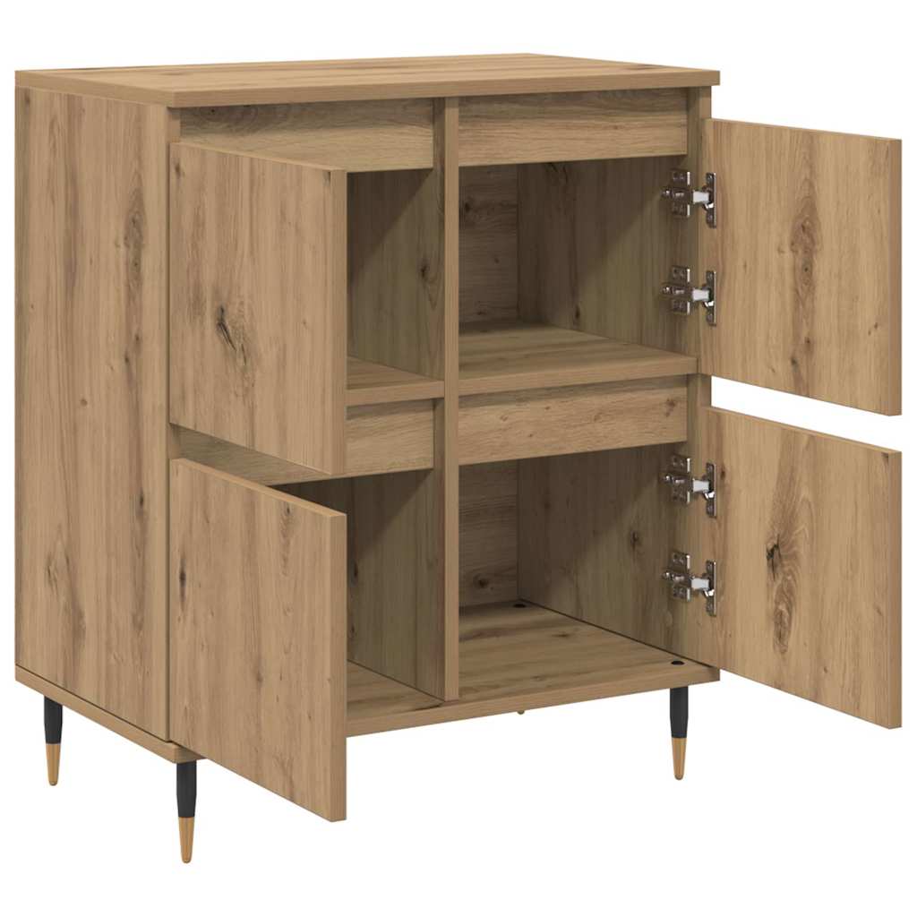 Sideboards 3 pcs Artisan-Eiche 180 x 35 x 70 cm Holzwerkstoff