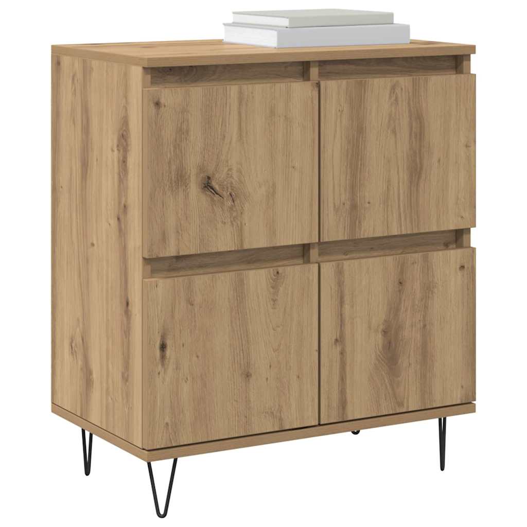 Sideboards 3 pcs Eiche handwerklich 180 x 35 x 70 cm