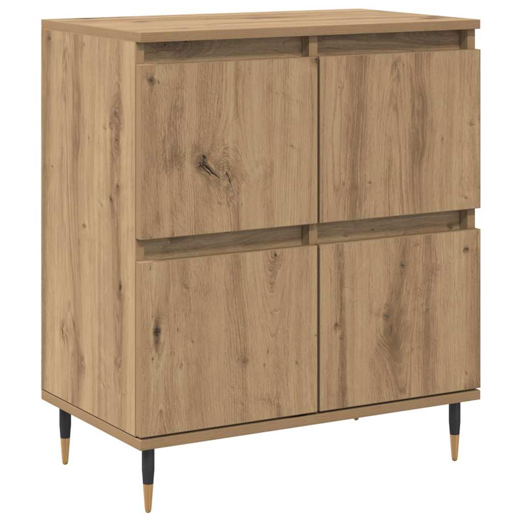 Sideboards 2 pcs Artisan-Eiche 120 x 35 x 70 cm Holzwerkstoff