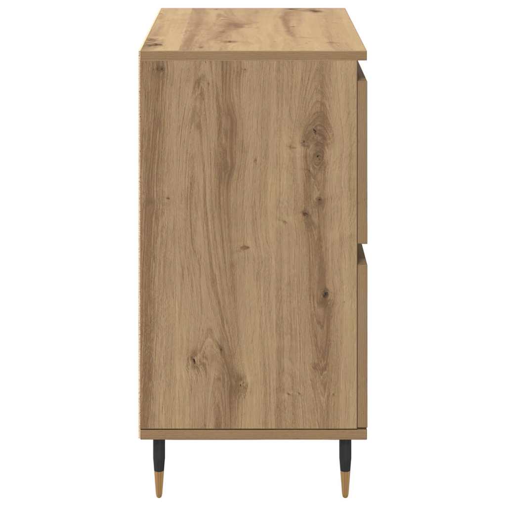 Sideboards 2 pcs Artisan-Eiche 120 x 35 x 70 cm Holzwerkstoff