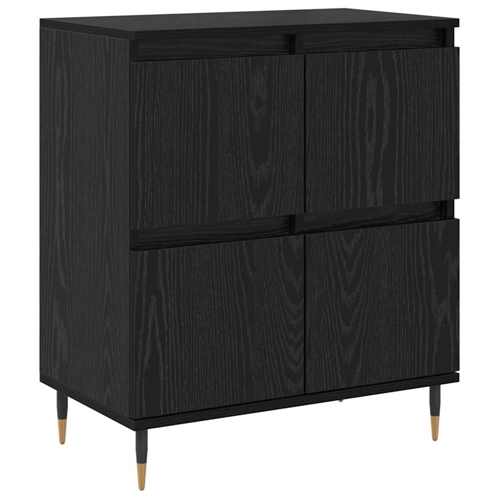 Sideboards 2 pcs Schwarze Eiche 120 x 35 x 70 cm Holzwerkstoff