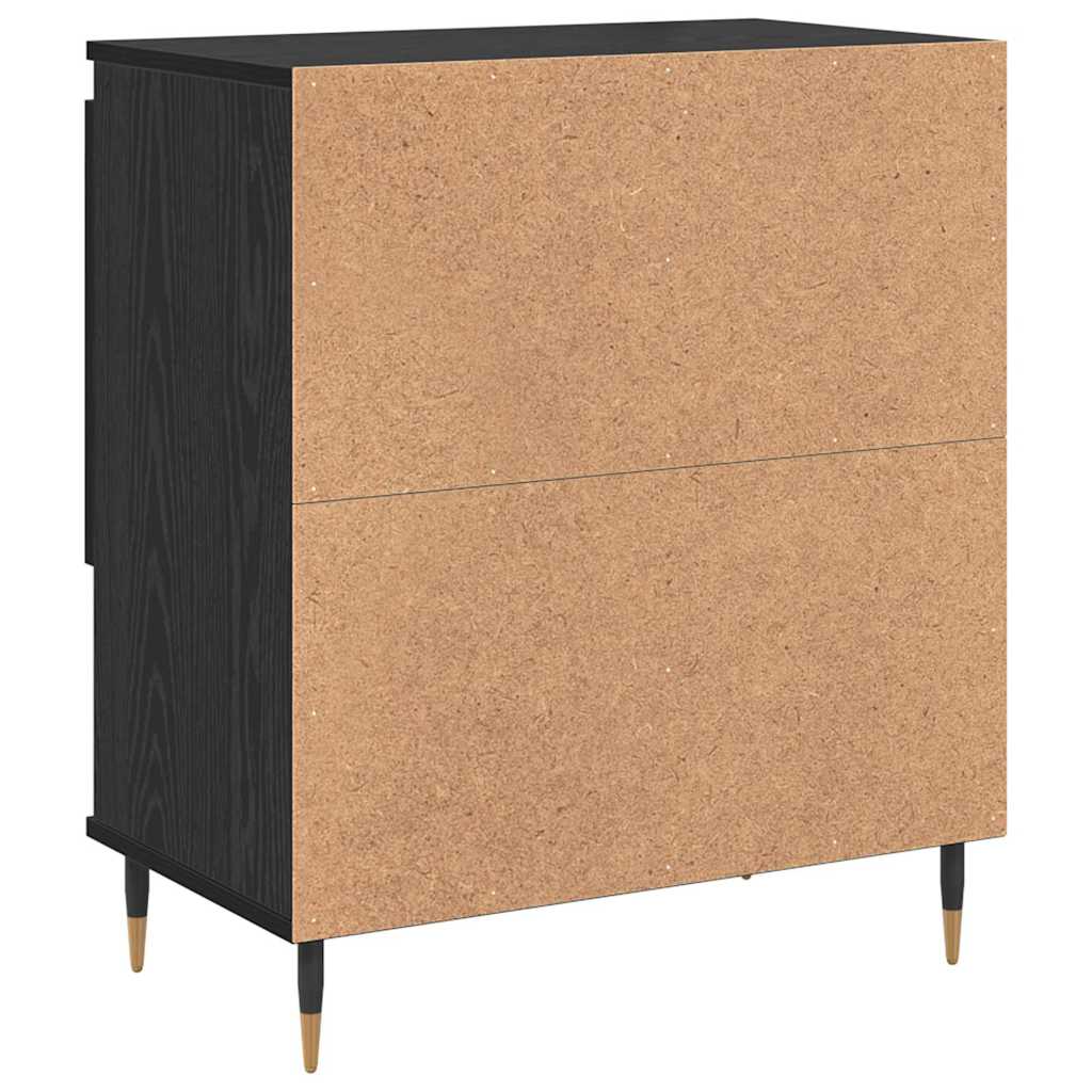 Sideboards 3 pcs Schwarze Eiche 180 x 35 x 70 cm Holzwerkstoff