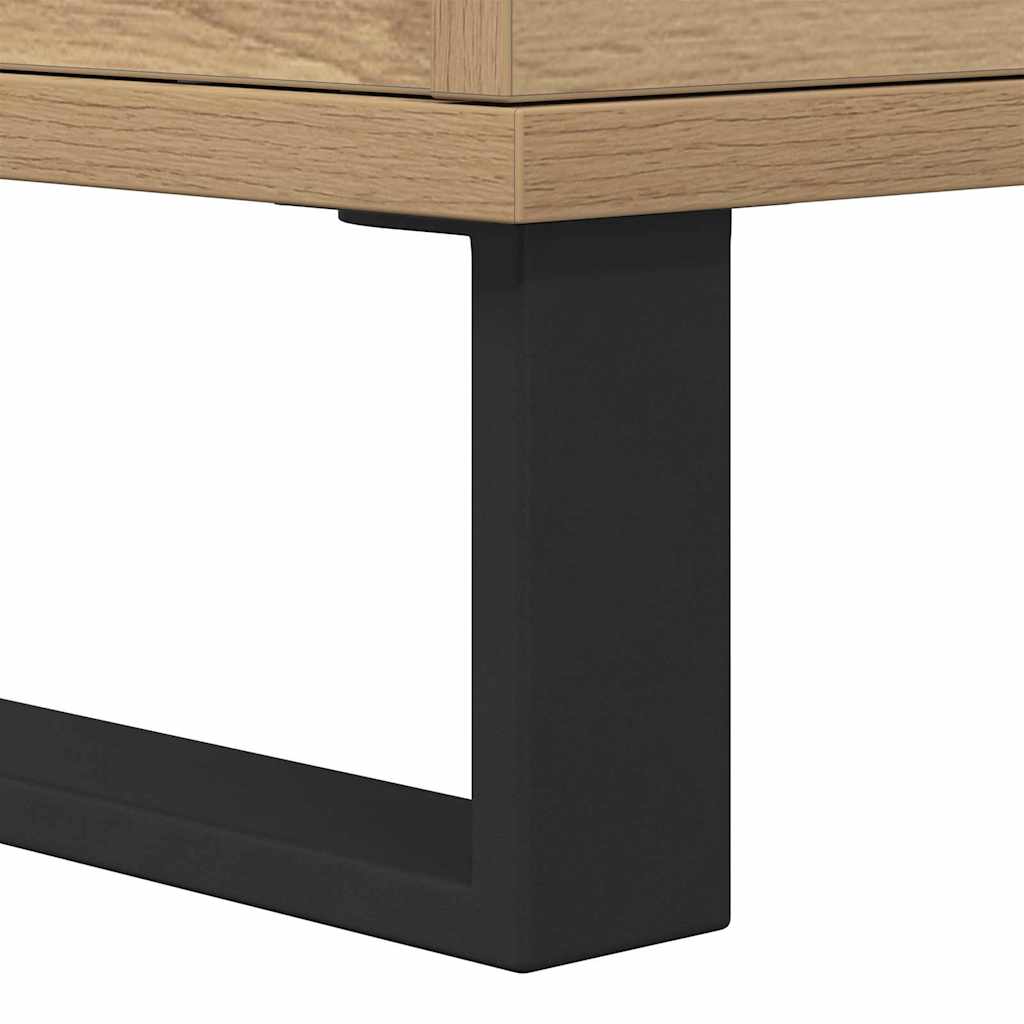 Sideboards 2 pcs Eiche handwerklich 120 x 35 x 70 cm