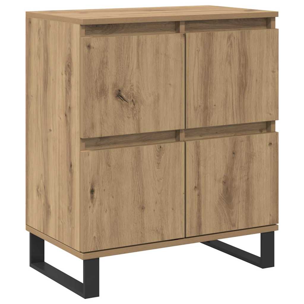 Sideboards 2 pcs Eiche handwerklich 120 x 35 x 70 cm