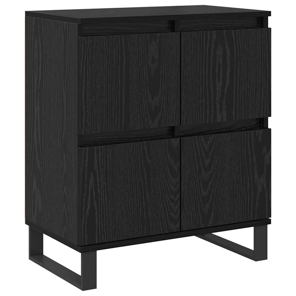 Sideboards 2 pcs Schwarze Eiche 120 x 35 x 70 cm Holzwerkstoff