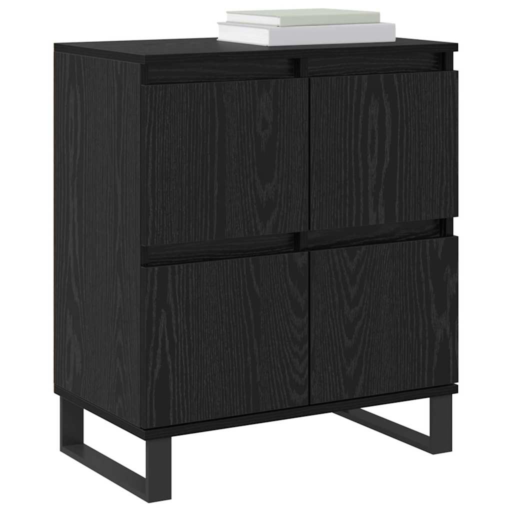Sideboards 2 pcs Schwarze Eiche 120 x 35 x 70 cm Holzwerkstoff