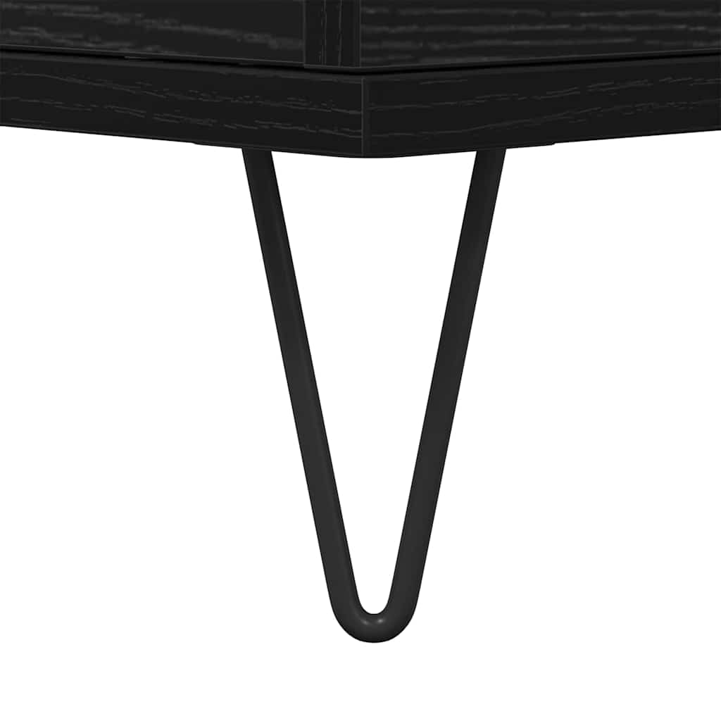 Sideboards 2 pcs Schwarze Eiche 120 x 35 x 70 cm Holzwerkstoff
