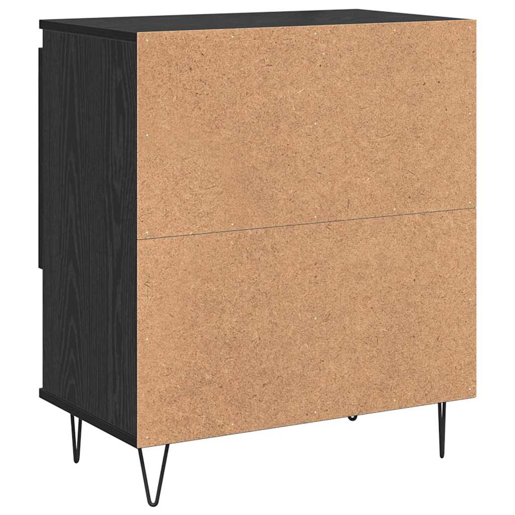 Sideboards 2 pcs Schwarze Eiche 120 x 35 x 70 cm Holzwerkstoff