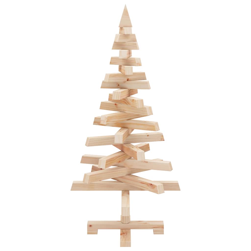 Weihnachtsbäume mit Ständer Natur 90 cm Massivholz Kiefer