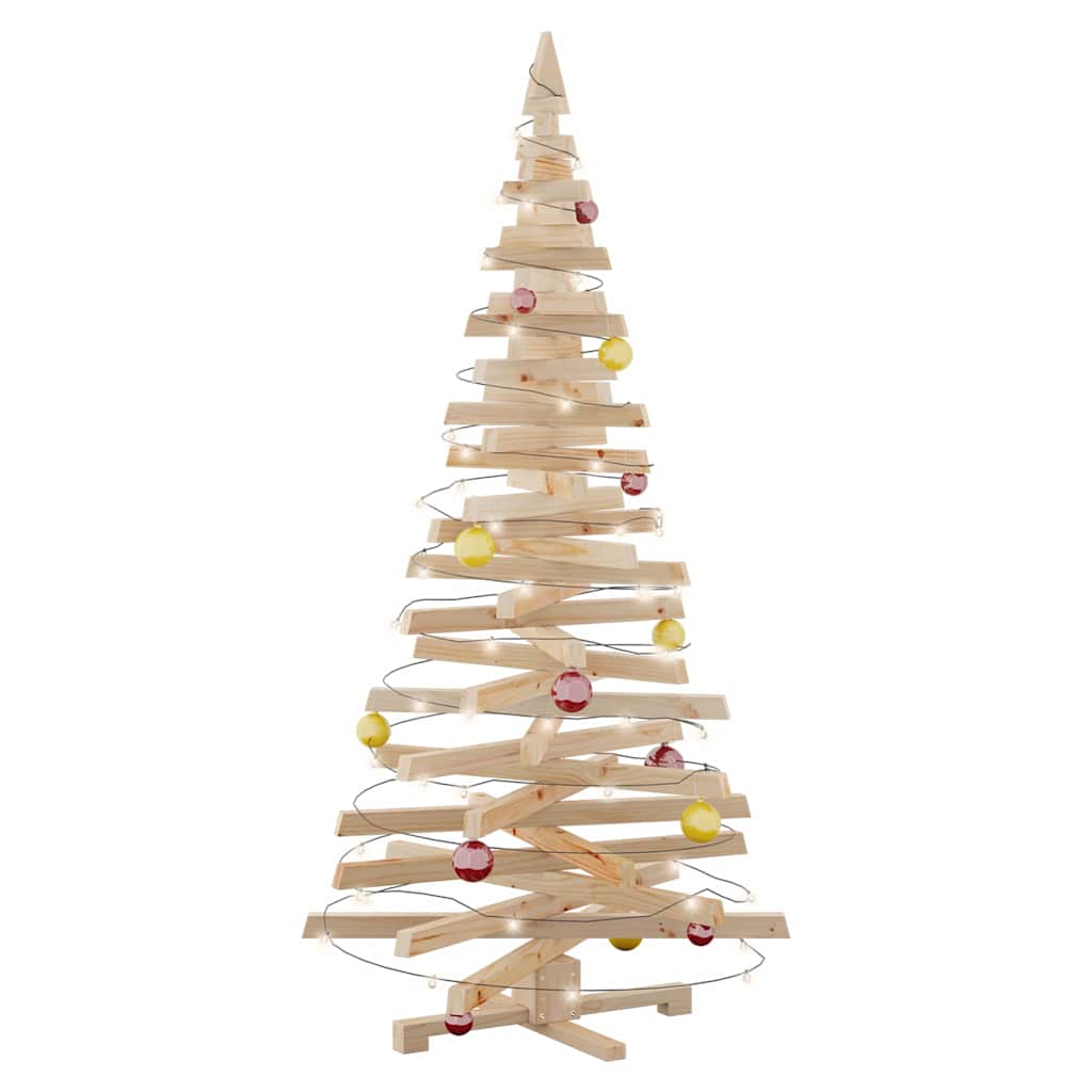 Weihnachtsbäume mit Ständer Natur 180 cm Massivholz Kiefer