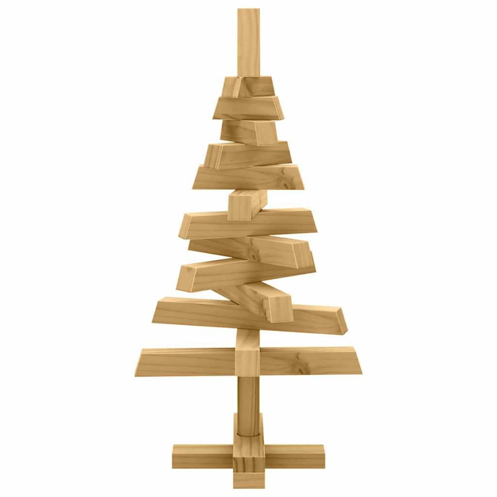 Weihnachtsbäume mit Ständer Braun 60 cm Massivholz Kiefer