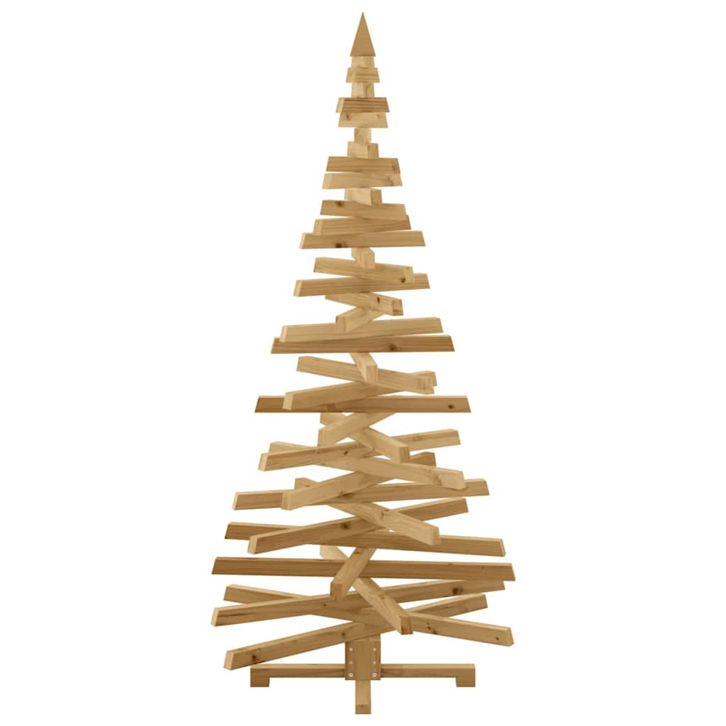 Weihnachtsbäume mit Ständer Braun 180 cm Massivholz Kiefer