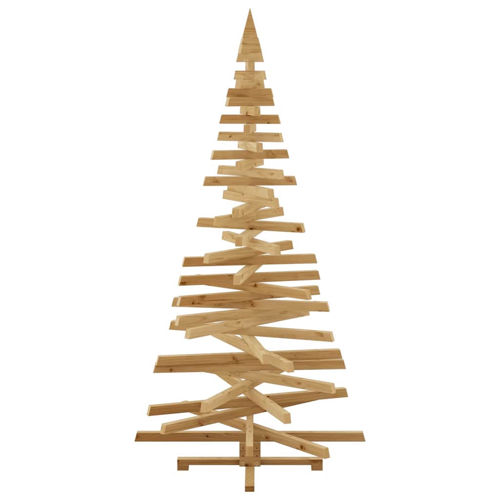 Weihnachtsbäume mit Ständer Braun 210 cm Massivholz Kiefer