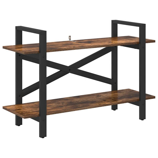 Bücherregal Geräucherte Eiche 100 x 33,5 x 64 cm Holzwerkstoff