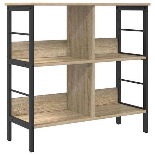 Bücherregal Sonoma-Eiche 82 x 32 x 79 cm Holzwerkstoff