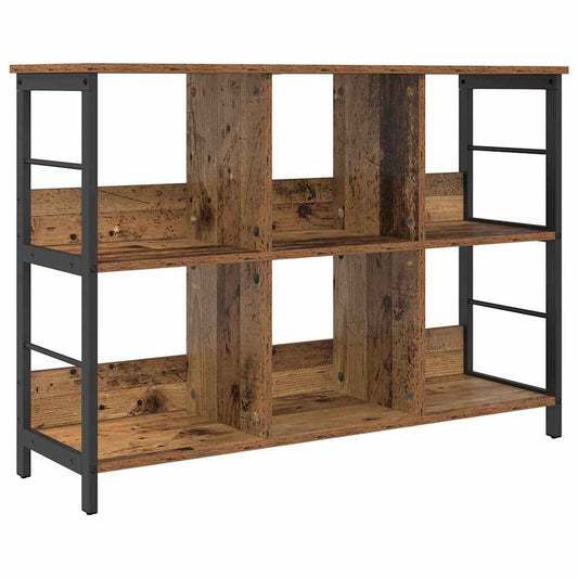 Bücherregal Altholz 102 x 32 x 72,5 cm Holzwerkstoff