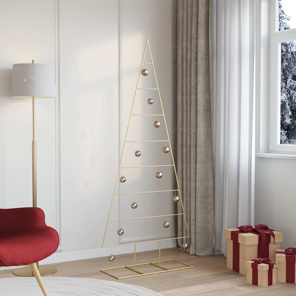 Metall Weihnachtsbaum Gold 180 cm Pulverbeschichteter Stahl