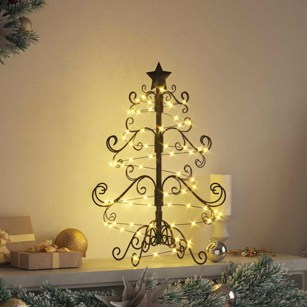Metall Weihnachtsbaum Schwarz 60 cm Pulverbeschichteter Stahl
