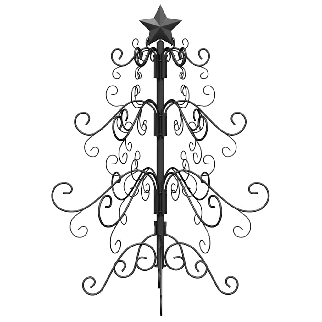 Metall Weihnachtsbaum Schwarz 60 cm Pulverbeschichteter Stahl