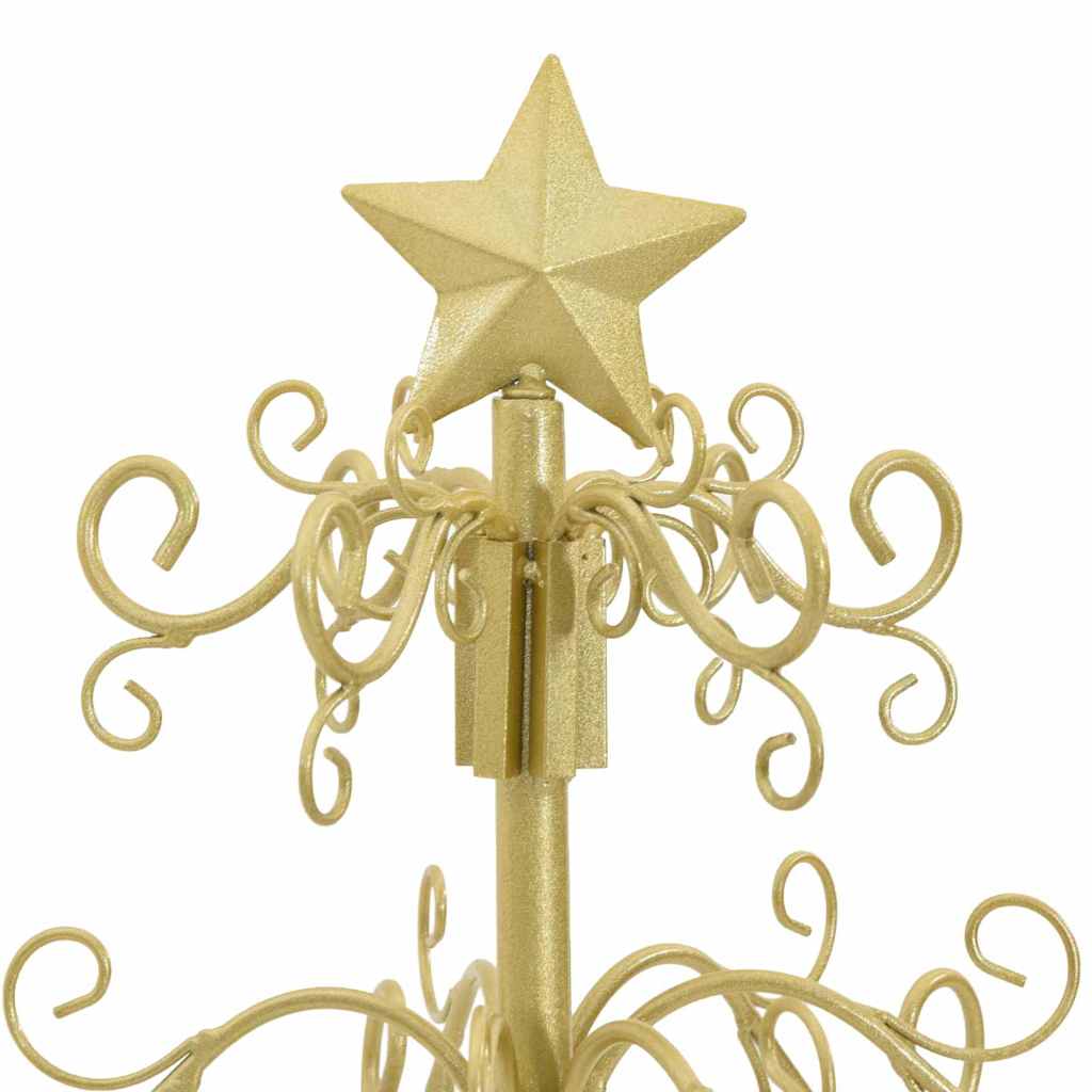 Metall Weihnachtsbaum Gold 60 cm Pulverbeschichteter Stahl