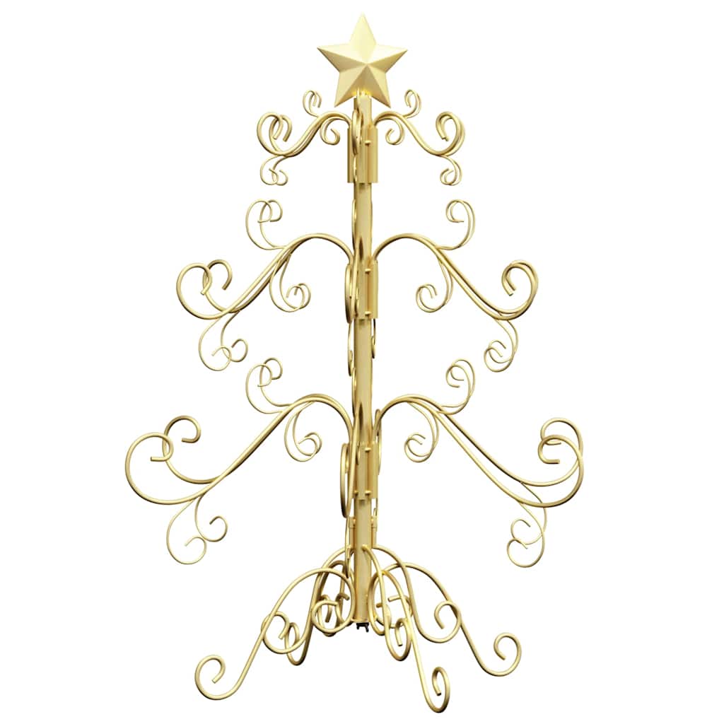 Metall Weihnachtsbaum Gold 60 cm Pulverbeschichteter Stahl