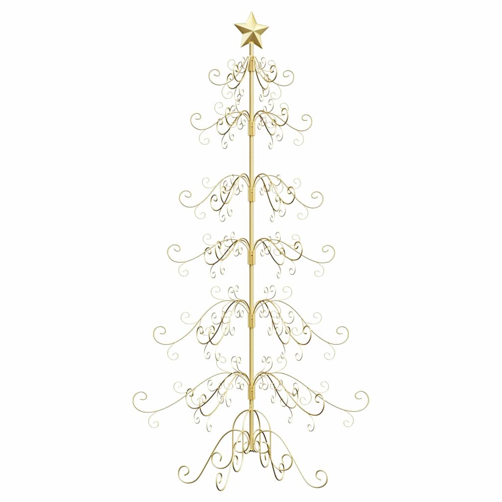 Metall Weihnachtsbaum Gold 215 cm Pulverbeschichteter Stahl