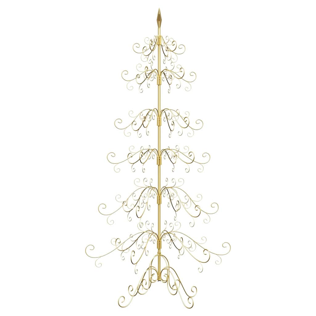 Metall Weihnachtsbaum Gold 215 cm Pulverbeschichteter Stahl