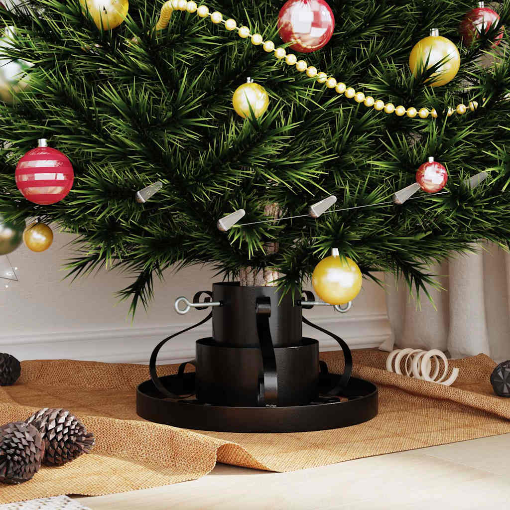 Weihnachtsbaumständer Schwarz 40 x 40 x 21 cm Stahl