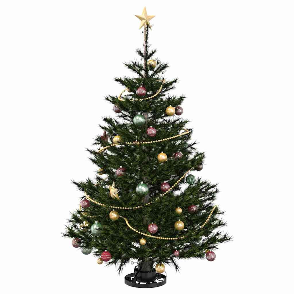 Weihnachtsbaumständer Schwarz 40 x 40 x 21 cm Stahl
