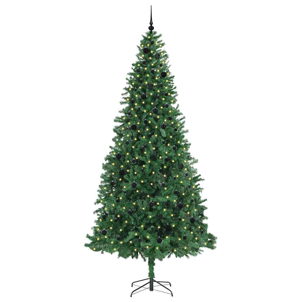 Künstlicher Weihnachtsbaum Grün 300 cm PVC, Metall und Plastik