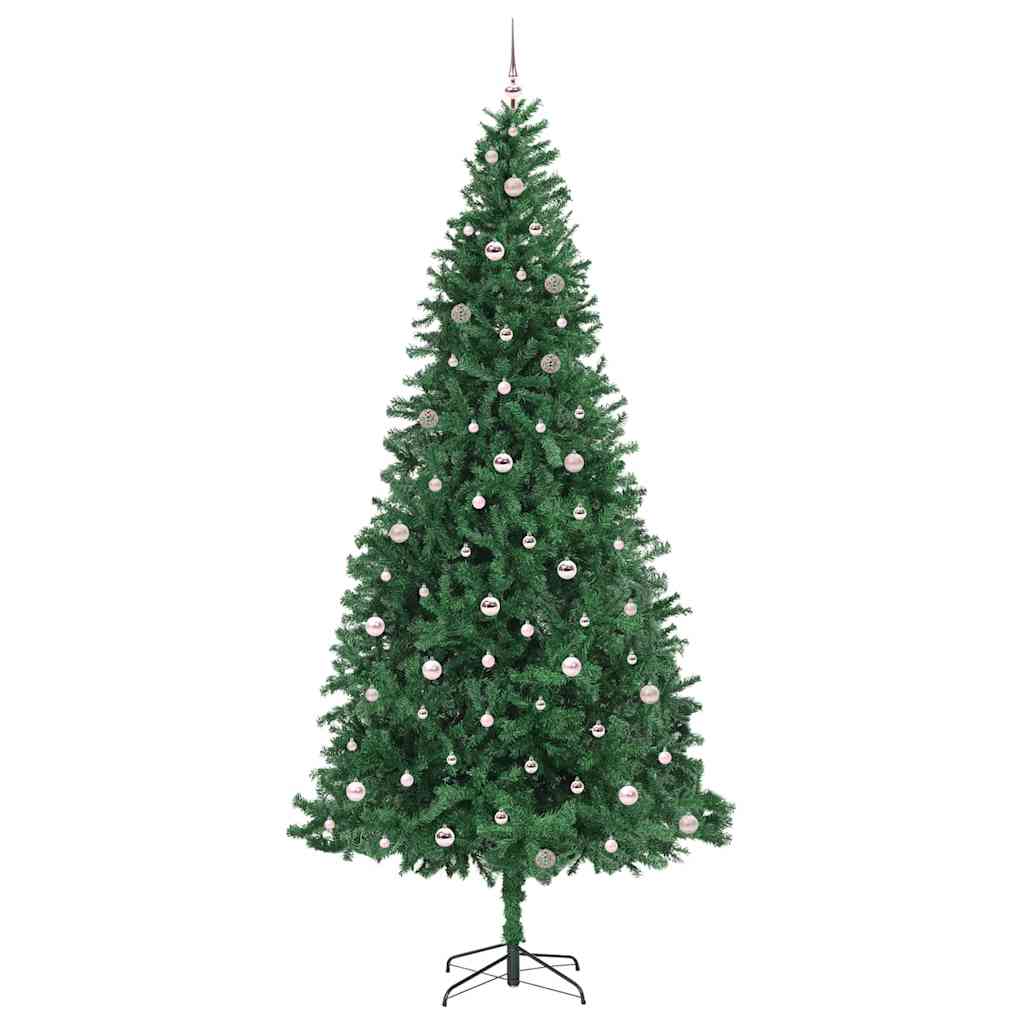Künstlicher Weihnachtsbaum Grün 300 cm PVC, Metall und Plastik