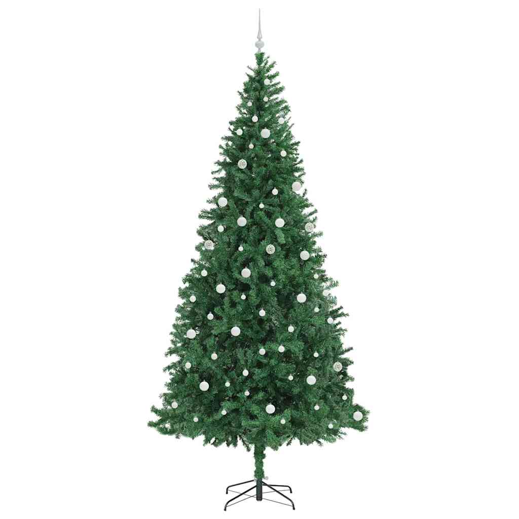 Künstlicher Weihnachtsbaum Grün 300 cm PVC, Metall und Plastik