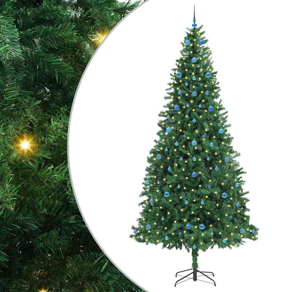 Künstlicher Weihnachtsbaum Grün 300 cm PVC, Metall und Plastik