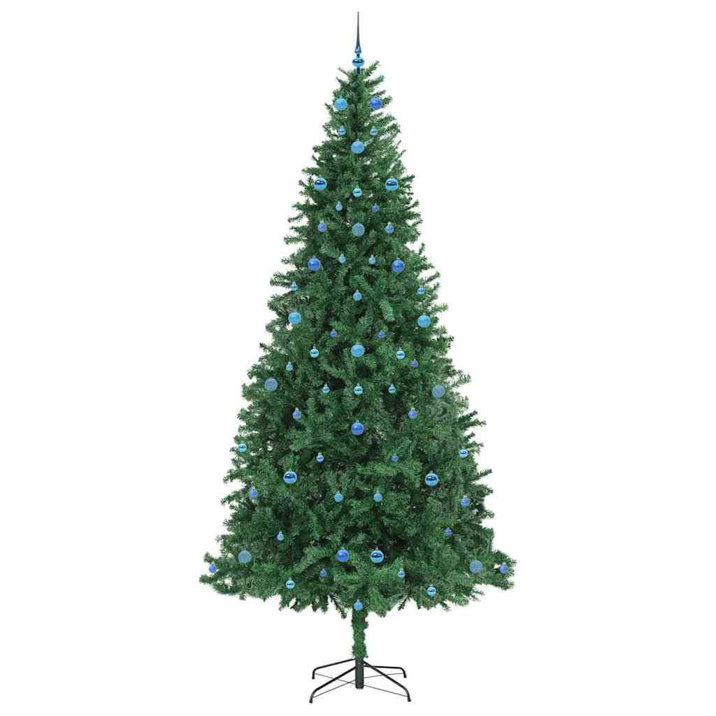 Künstlicher Weihnachtsbaum Grün 300 cm PVC, Metall und Plastik
