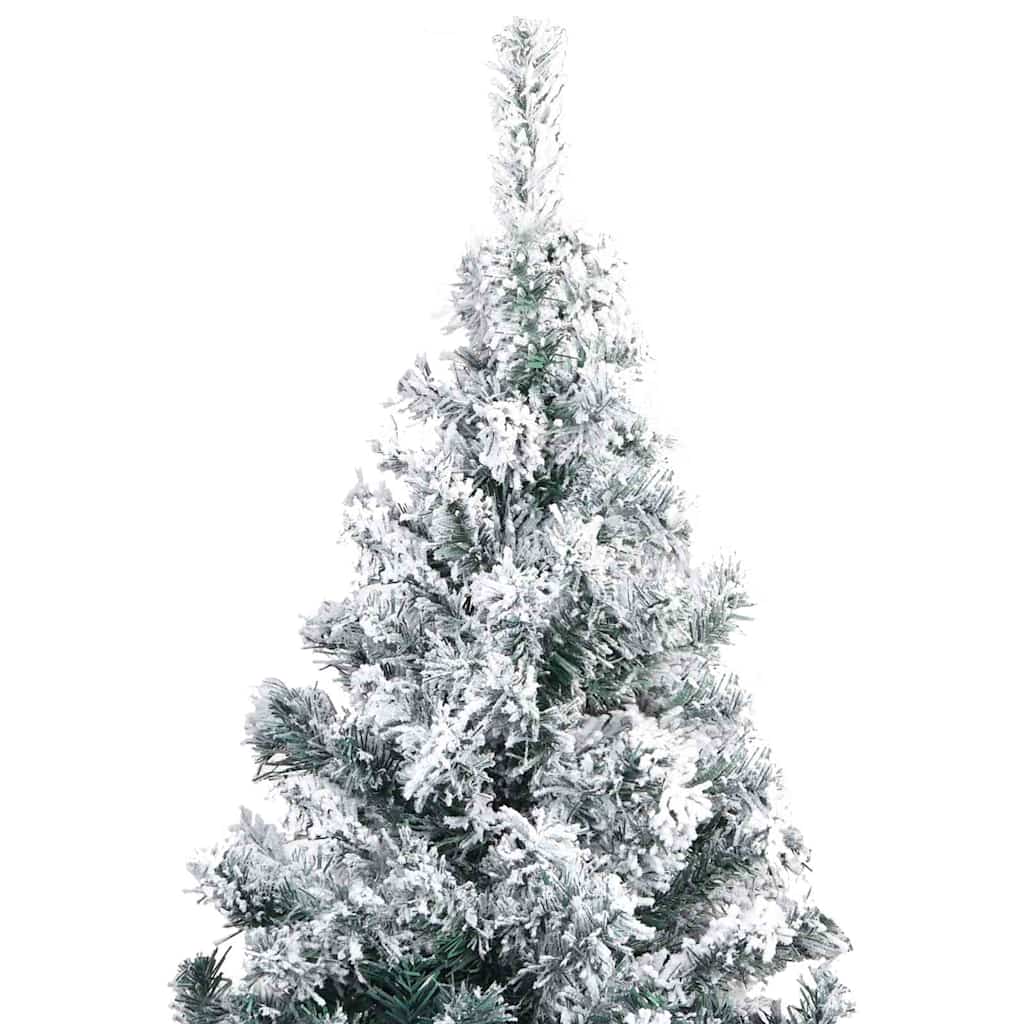 Weihnachtsbaum mit dekorativen Saitenlichtern Weiß 300 cm PVC