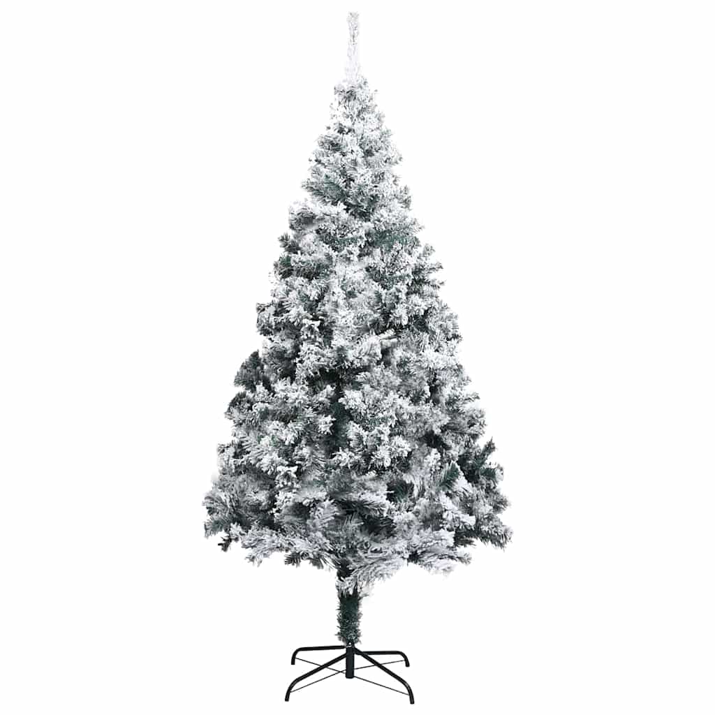 Weihnachtsbaum mit dekorativen Saitenlichtern Weiß 300 cm PVC