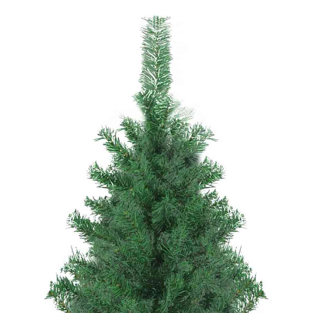 Weihnachtsbaum mit dekorativen Saitenlichtern Grün 400 cm PVC