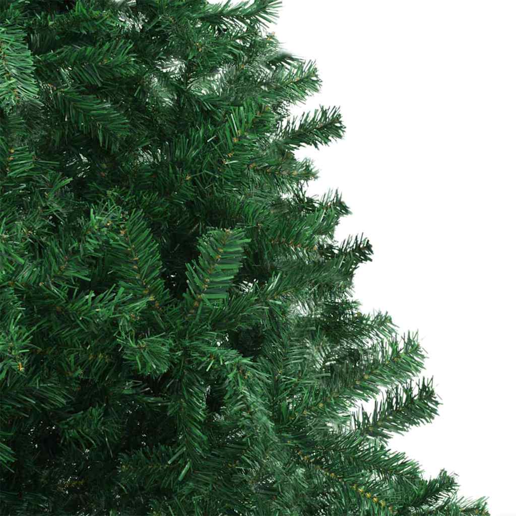 Weihnachtsbaum mit dekorativen Saitenlichtern Grün 400 cm PVC