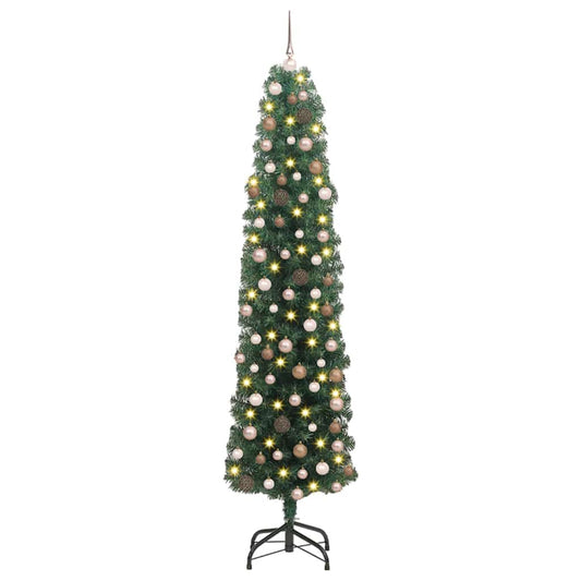 Künstlicher Weihnachtsbaum mit 300 LEDs mit Ständer Grün 180 cm