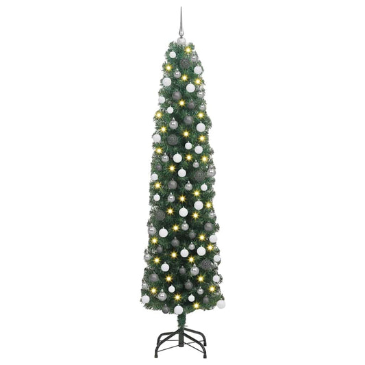 Künstlicher Weihnachtsbaum mit 300 LEDs mit Ständer Grün 180 cm