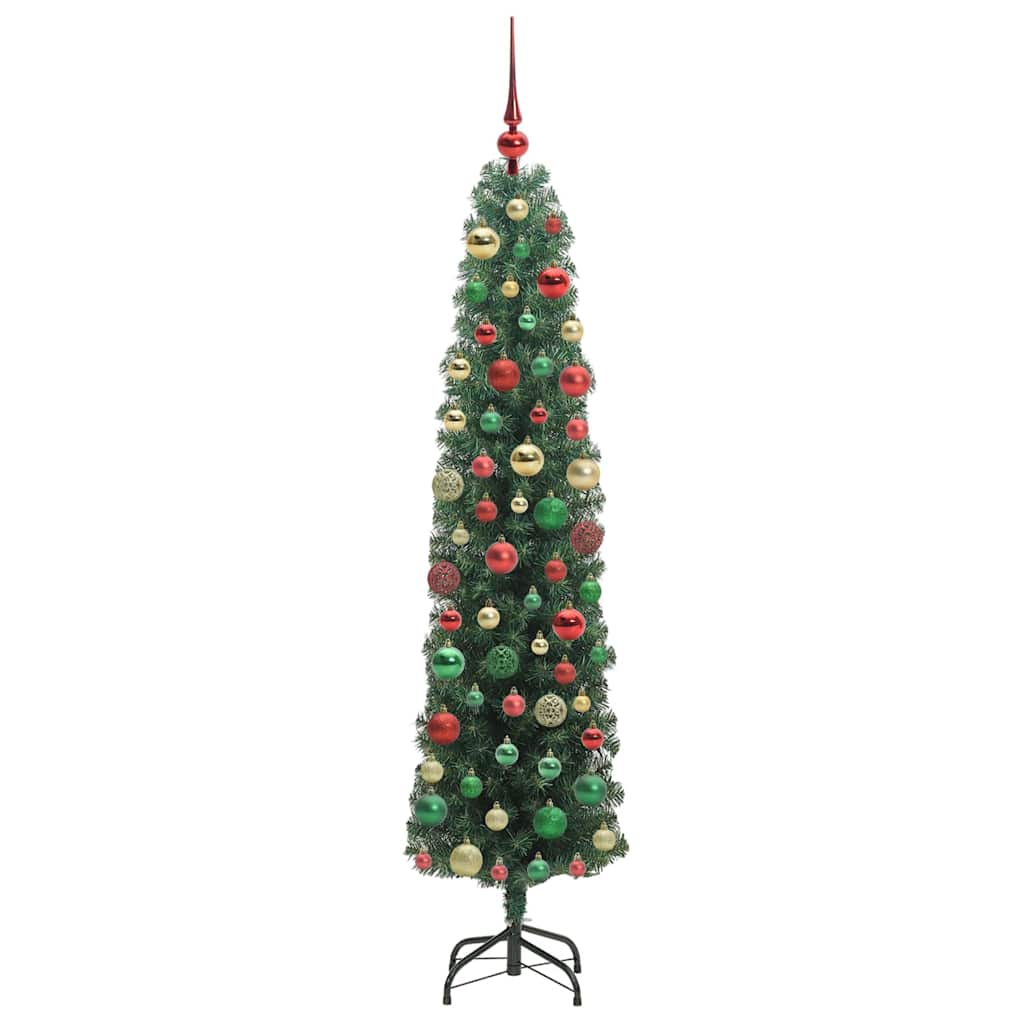 Künstlicher Weihnachtsbaum mit 300 LEDs mit Ständer Grün 180 cm