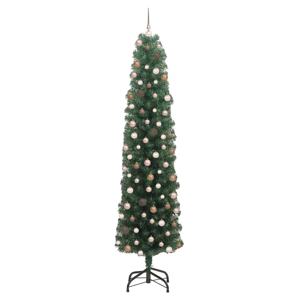 Künstlicher Weihnachtsbaum mit 300 LEDs mit Ständer Grün 210 cm