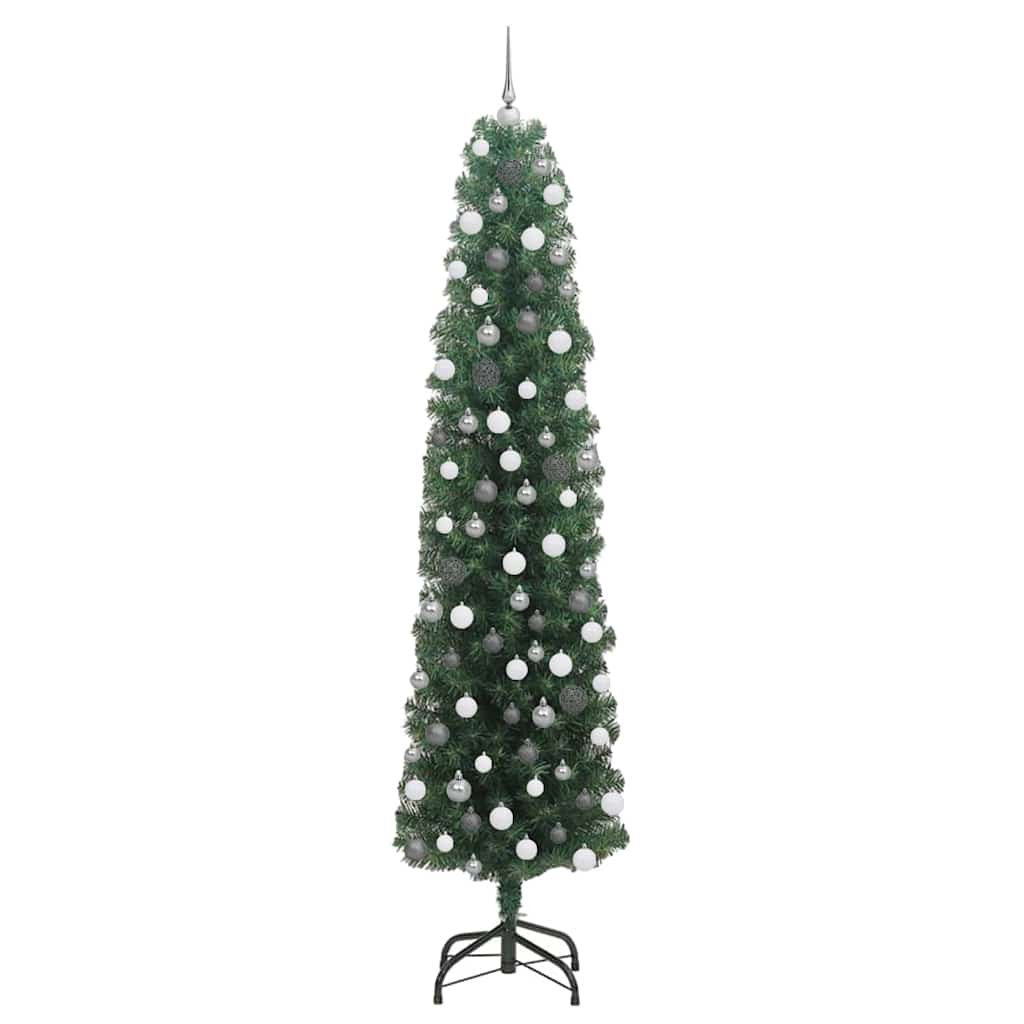 Künstlicher Weihnachtsbaum mit 300 LEDs mit Ständer Grün 210 cm