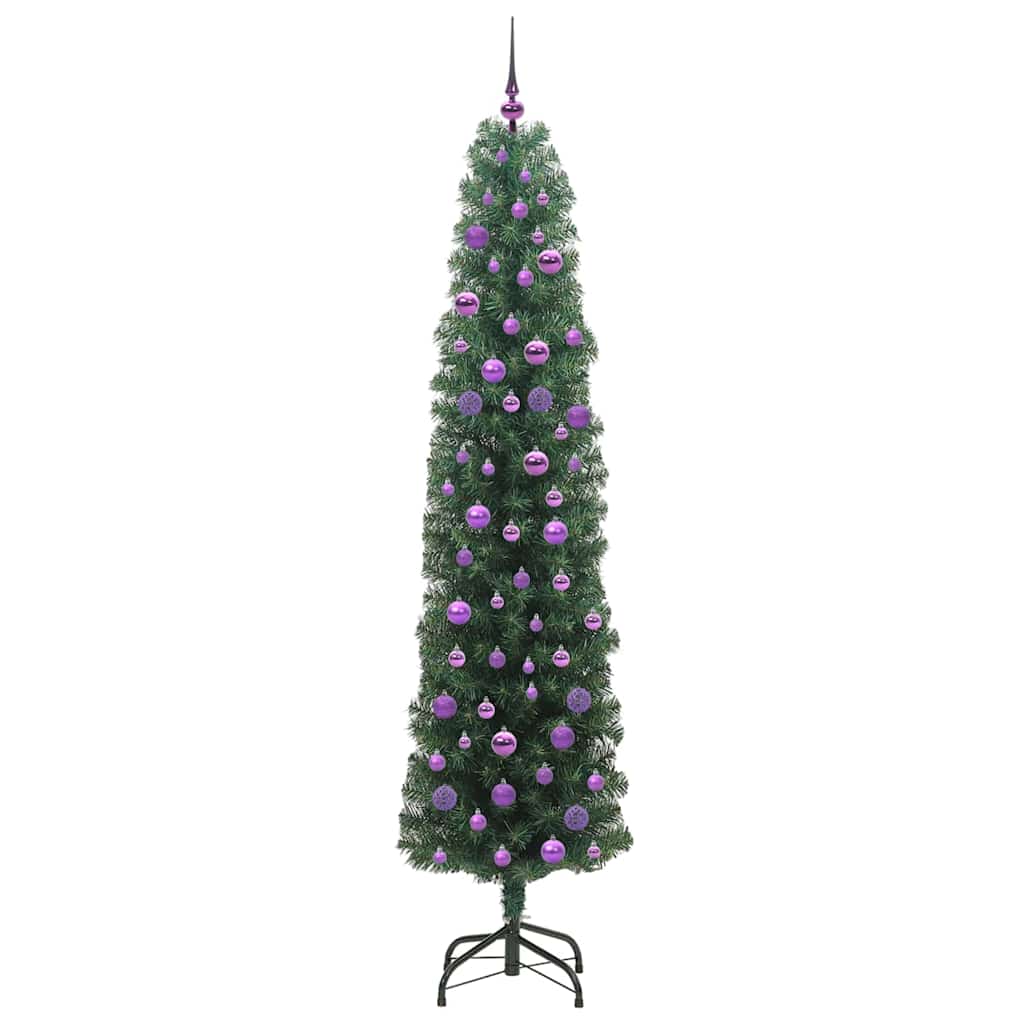 Künstlicher Weihnachtsbaum mit 300 LEDs mit Ständer Grün 210 cm