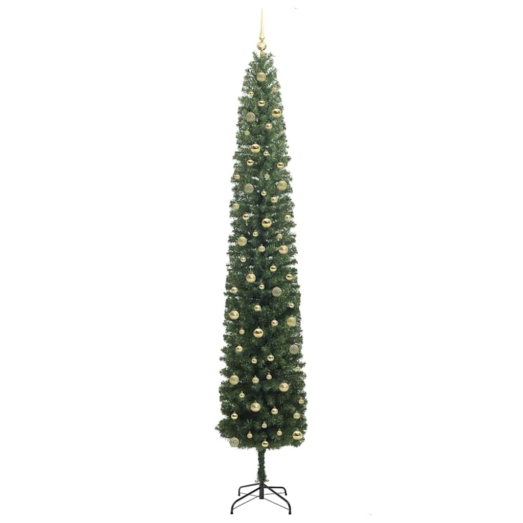 Künstlicher Weihnachtsbaum mit 300 LEDs mit Ständer Grün 270 cm