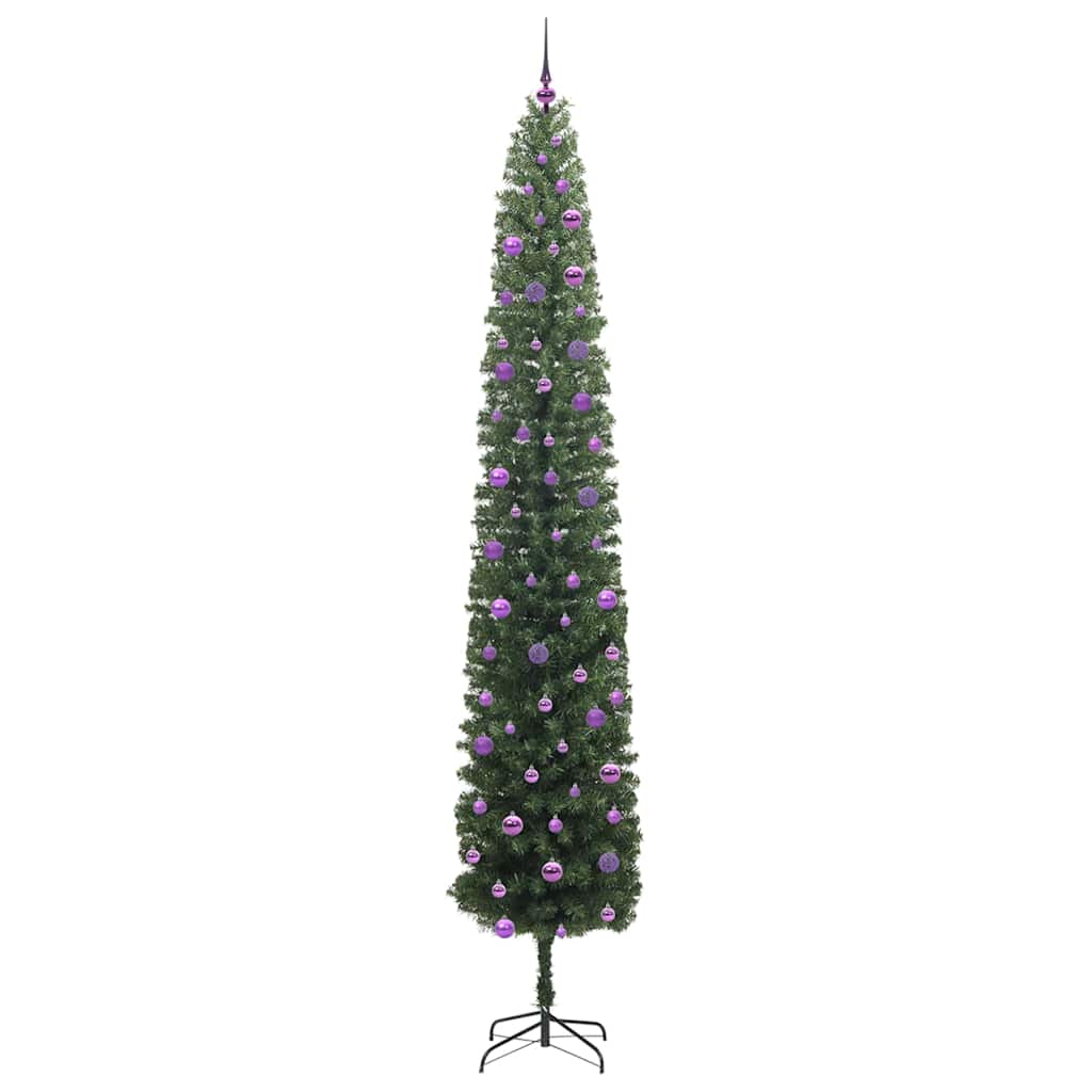Künstlicher Weihnachtsbaum mit 300 LEDs mit Ständer Grün 270 cm